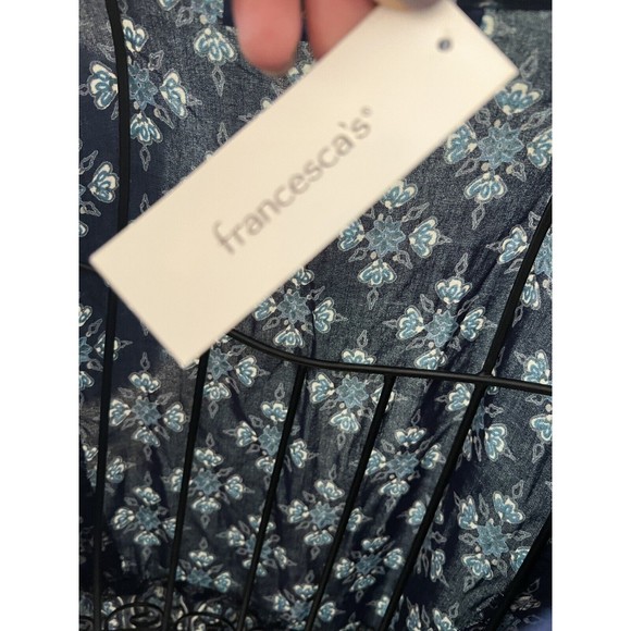 BLUE RAIN M babydoll boho floral festival dress NWT - Picture 5 of 6